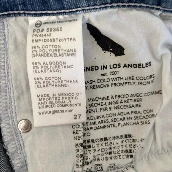 Ag Adriano Goldschmied Classic Blue Denim - Picture 9 of 13